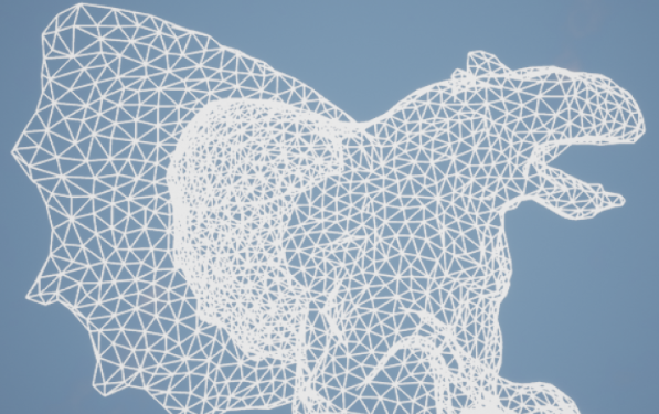 Decimation after removing 95,000 vertices