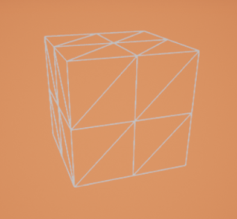 The original mesh before smoothing
