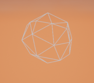The mesh after one Laplacian smoothing iteration